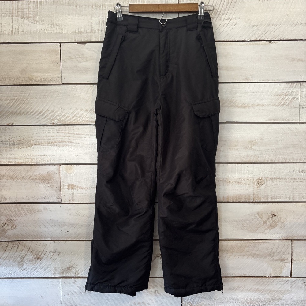 Arctic Quest‎ Insulated Black Snow Ski Pants Youth Medium 12/14 BOYS/GIRLS